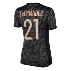 Paris Saint-Germain Lucas Hernandez #21 Tredje trøje Dame 2023-24 Kort ærmer